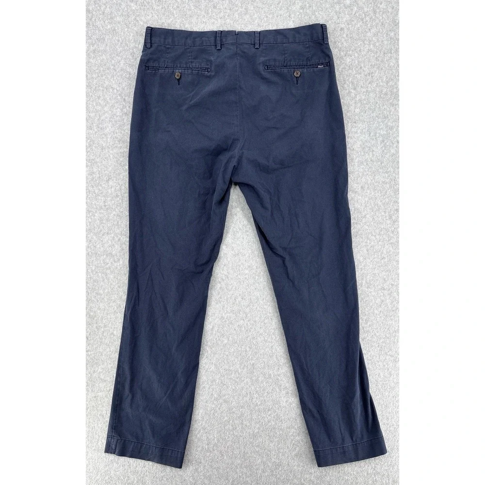 Polo Ralph Lauren Straight Fit Navy Chino Pants 33x29 Stretch
